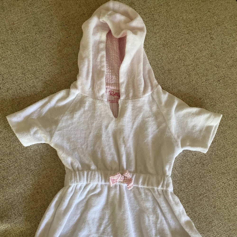 Ruffle Butts swim cover up 2t